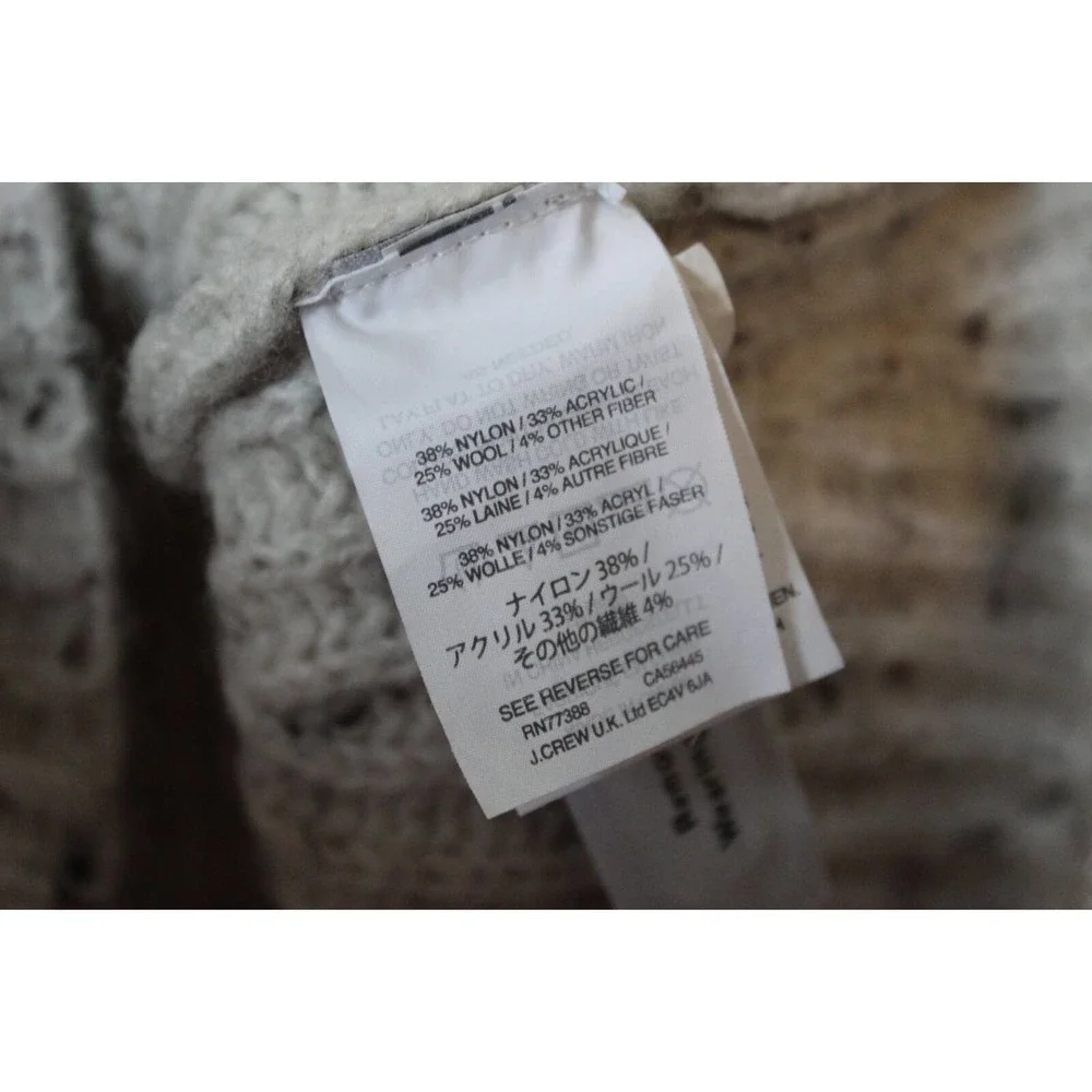Madewell Donegal Northfield Mockneck Sweater Ivory Women's Size Small H13899 - Picture 8 of 11